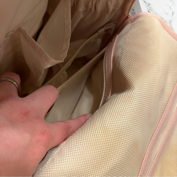 Itzy Ritzy Boss Baby Backpack Diaper Bag Blush Vegan Leather Changing Pad - Picture 10 of 15